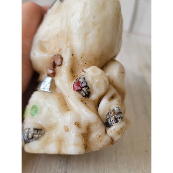 Halloween AS IS skull snake creepy prop spider candle home decor - Picture 7 of 11